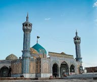 قالیشویی در امام زاده ابراهیم قم